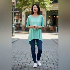 LuLaRoe Seafoam Short Sleeve Top